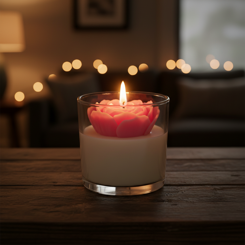 Heart Rose in Jar