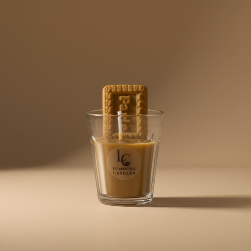 Chai Parle-G Soy Wax Candle in Glass