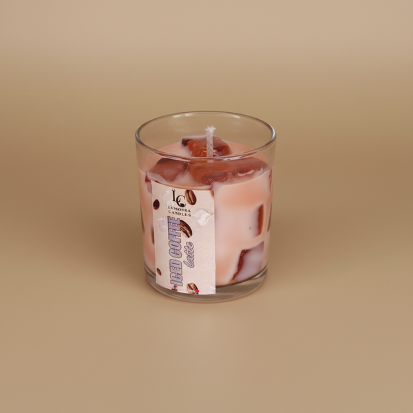Iced Coffee Latte Candle Jar