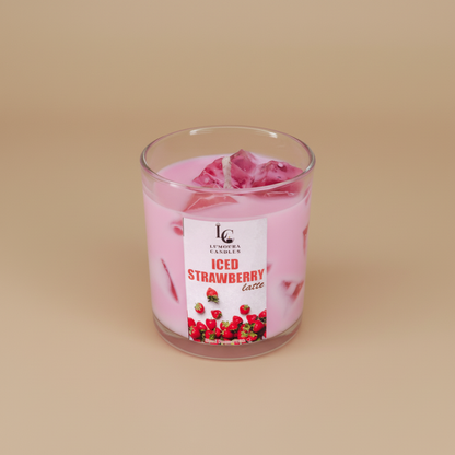 Strawberry Iced Latte Candle
