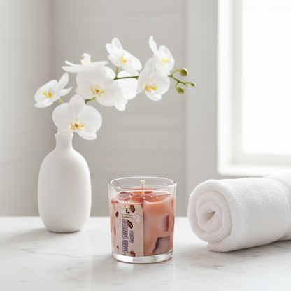 Iced Coffee Latte Candle Jar