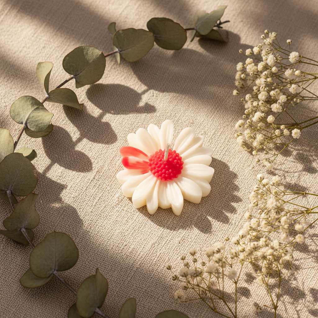 Daisy Candle Set of 5