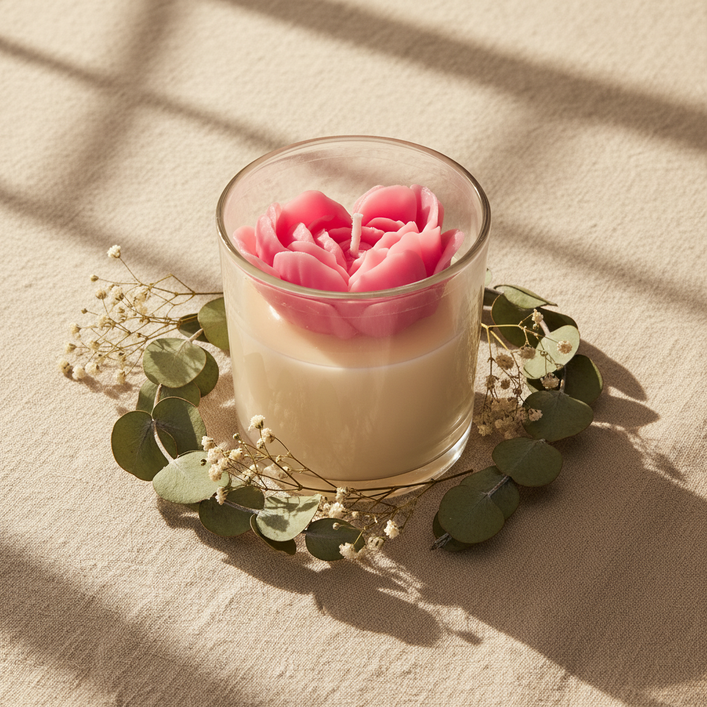 Heart Rose in Jar