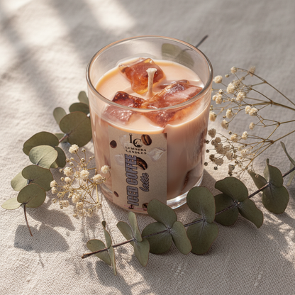 Iced Coffee Latte Candle Jar