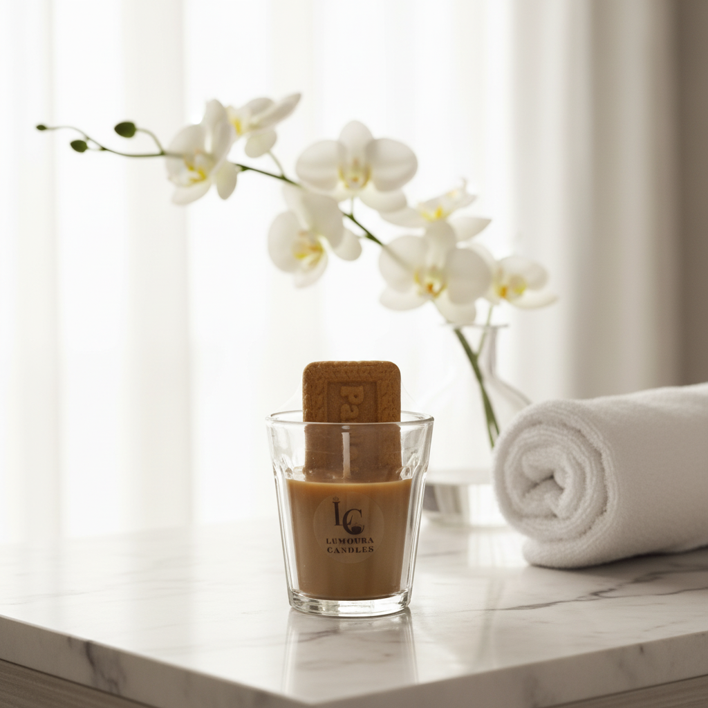 Chai Parle-G Soy Wax Candle in Glass