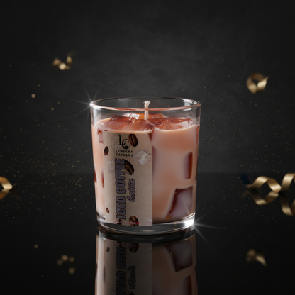 Iced Coffee Latte Candle Jar