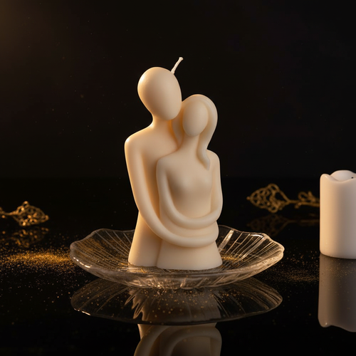 Couple Rose Soy Candle 🌹🕯️