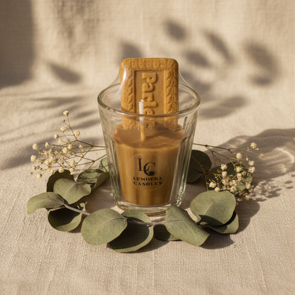 Chai Parle-G Soy Wax Candle in Glass