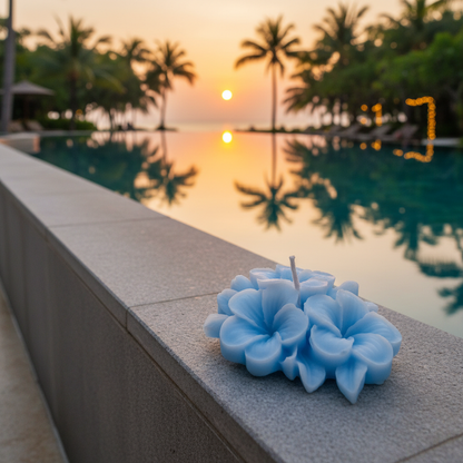 Plumeria Candles Set of 2