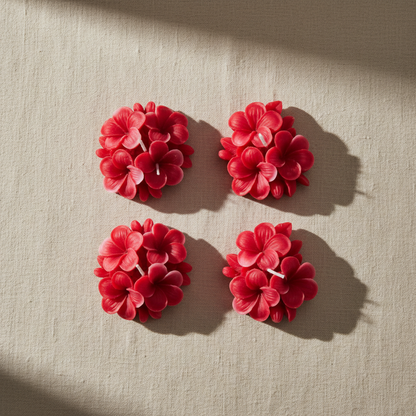 Plumeria Candles Set of 2