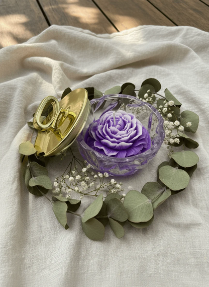 Luxe Peony Bowl Candle