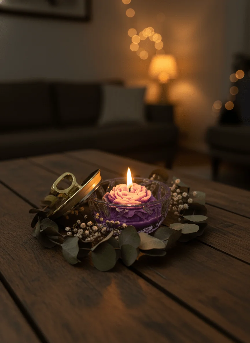 Luxe Peony Bowl Candle