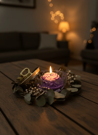 Luxe Peony Bowl Candle