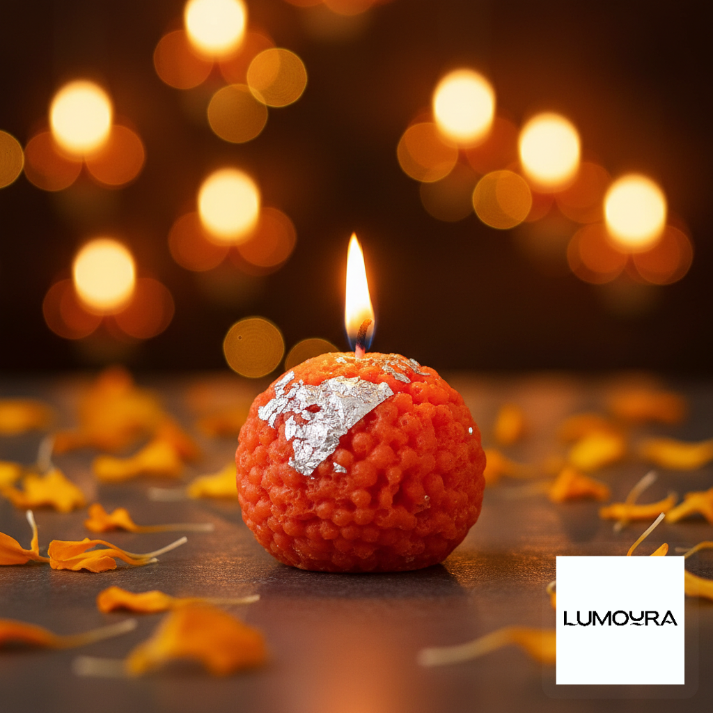Ladoo Candles Set of 4