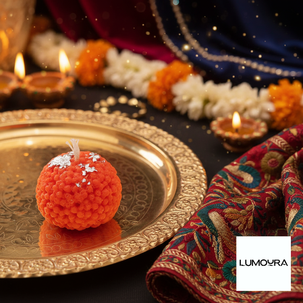 Ladoo Candles Set of 4